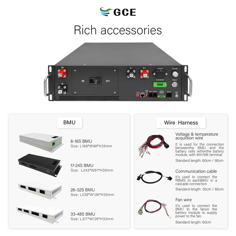 Gce High Voltage 170S 544/629V 125A Battery Management System Suit For ...