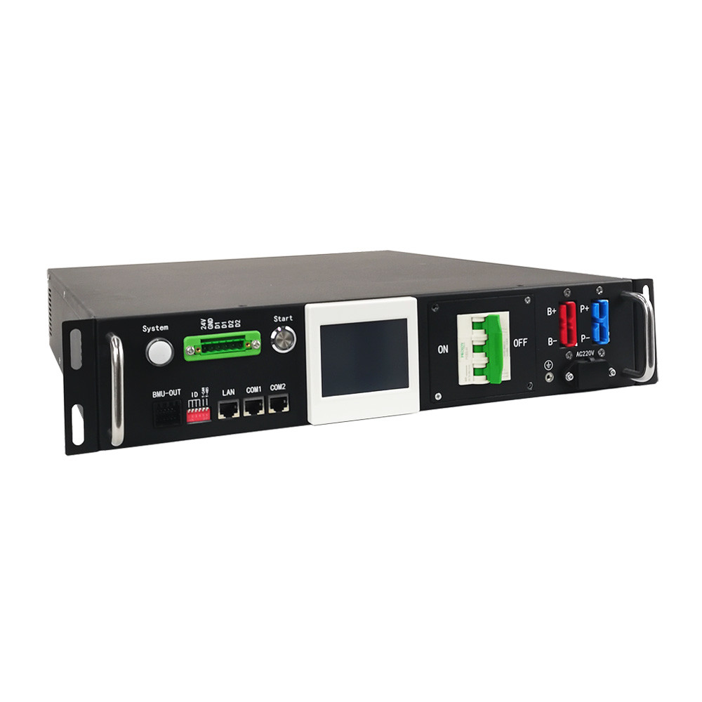 High voltage master slave BMS Lithium battery HMI display 45S 144V50A ...