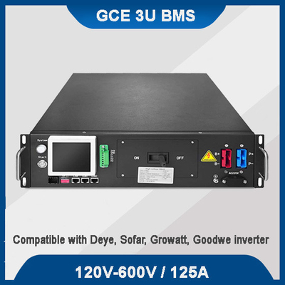 GCE BMS LFP System 150S 480V 125A High Voltage Master Slave BMS With 15S 16S 24S BMU For Solar Energy Storage System