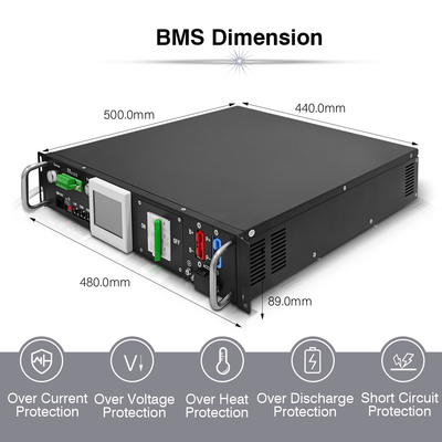 120S384V 50A Battery Management System High Voltage BMS For Lithium Lifepo4 Battery Growatt ATESS Sofar Goodwe Inverter