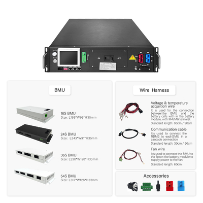 GCE 512V 160S 100A Lithium BMS Real-time Monitoring Extended Battery Life