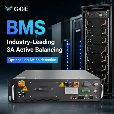 3U High Voltage Rack BMS 176S 563.2V 125A for Solar PV Storage, UPS Backup, and Microgrid – Supports Parallel Operation, External HMI, RS485/CAN/Ethernet, CE Certified