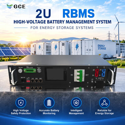 GCE 2U 120S 384V 50A RBMS High-Voltage Battery Management System | 350V/500V, 50A, 3.5