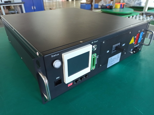 384V 125A Bms High Voltage With 3U Box 3.5 Inch Display Rs485 CAN Communication
