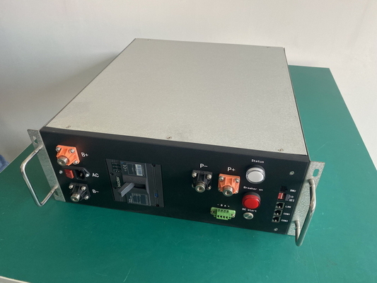 864V 125A High Voltage BMS 4U Black Iron Case 19 Inch Box For Energy Storage UPS