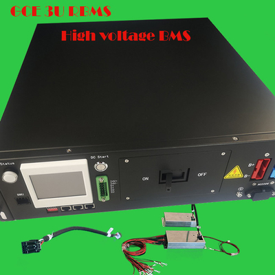 3U 19inch Battery Pack BMS , 480V 125A Battery Management System For Lifepo4