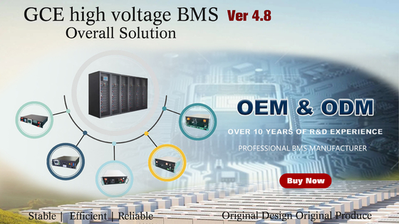 192V 125A UPS BMS With Relay  BESS UPS Sistemas De Energia Solar Energy System