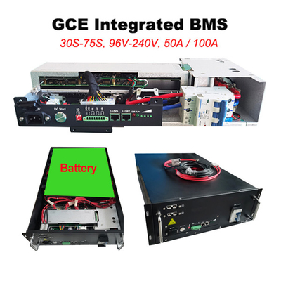 75S UPS Integrated BMS , 240V 50A Master Slave BMS with Relay