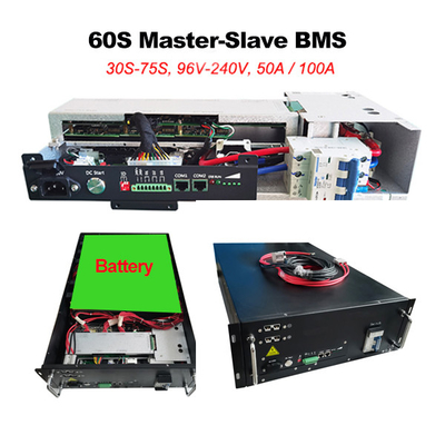 60S 192V Battery Management System , HV BMS With Relay For Battery Storage BESS UPS