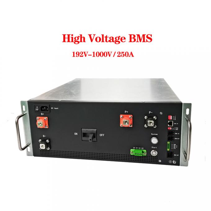 160S 512V 250A Master Slave BMS With Relay Breaker 16S BMU